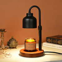 Lampe chauffe-cire d'aromathérapie avec minuterie et intensité réglable pour cadeaux de déménagement, décoration intérieure, chauffe-cire pour bougies en pot