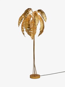 Coastal Palm <b>Tree</b> <b>Standing</b> Floor Lamp Gold Metal Home Decor Decorative Lighting for Living Room Bedroom Hotel - Product Image 4
