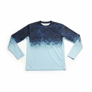 Men's Long Sleeve Fishing Shirt Green <b>Camo</b> Print UPF 50 Anti-UV Polyester Pullover <b>Tops</b> Fishing Clothing Sublimation Print - Product Image 2