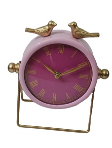 Nghệ thuật deco bạc kim loại <span class=keywords><strong>RCC</strong></span> thạch anh bảng đồng hồ thông minh điều khiển thiết lập thời gian nhắc nhở sang trọng văn phòng ngoài trời phòng khách trang trí nội thất sử dụng - Product Image 6