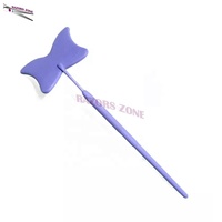 Miroir de maquillage personnalisé de bureau pliable en acier inoxydable éclairé de haute qualité avec grande poignée et formes de cils carrées élégantes