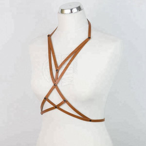 Harnais en cuir respirant, nouveau design, léger, ajustable, prix de gros abordable, fabriqué au Pakistan - Product Image 2