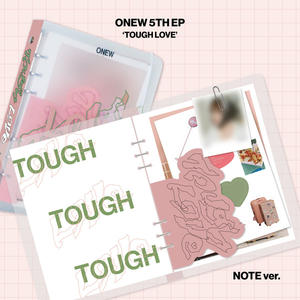 SHINEE ONEW - [TOUGH LOVE] 5º ÁLBUM (Versión NOTE) CD KPOP MÁS VENDIDO EN COREA - Product Image 3