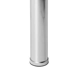 Tavolo da Pranzo in Vetro Trasparente e Ferro dal Design Semplice ed Elegante per Uso Domestico - Product Image 6