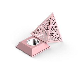 Metal Black Color <b>Bakhoor</b> <b>Oud</b> Burner With Deluxe Quality Square Shape Oil Burner For Home Table Top Usage - Product Image 3