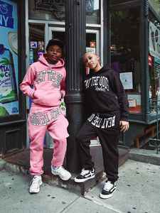 Vente en gros nouvel article OEM ensemble de pantalons de survêtement et sweats à capuche personnalisés unisexes survêtements d'hiver brodés - Product Image 3