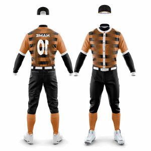 Summer Season New Design <b>Baseball</b> Uniform Eco-Friendly Kits Match Training Wear Softball Uniform Team Name & Number <b>Sets</b> - Product Image 1