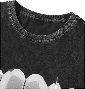 T-shirt Homme Grande Taille 100% Coton Respirant, Conception Vierge, Motif Logo, Lavable, Fabrication Professionnelle, Style Décontracté - Product Image 3