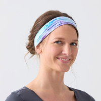 Diadema Deportiva Informal de Lona Sólida y Transpirable para Mujer, Diseño Personalizado, Elástica y Duradera, para Entrenamiento Deportivo, de Poliéster para las Cuatro Estaciones