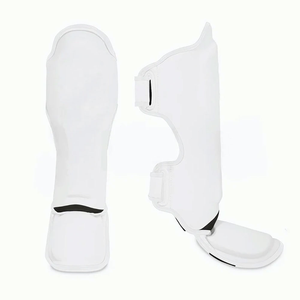 Espinilleras de Cuero Personalizadas de Alta Calidad, Ligeras, Protección Profesional, Suaves, para Muay Thai, Boxeo, MMA, Protectores de Codo y Rodilla - Product Image 1