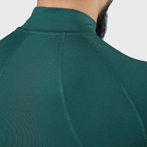 Camiseta Deportiva de Compresión para Verano, Cuello Redondo, 100% Algodón, Gruesa, Transpirable, Ecológica, para Correr, 180 Gramos - Product Image 6