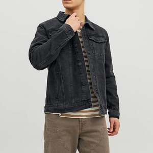 Chaqueta de Mezclilla para Hombre, a Prueba de Viento, Diseño de Logotipo Personalizado, Transpirable, Chaqueta de Invierno para Hombre, Venta Caliente - Product Image 1