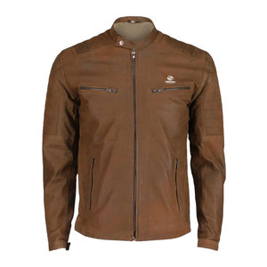 Mens Lambskin Leather <b>Jacket</b> Shirt Collar <b>Slim</b> <b>Fit</b> Casual Biker <b>Jacket</b> All Colors Custom Leather <b>Jacket</b> Vintage Brown <b>Jacket</b> - Product Image 1