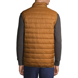 Top quality Men <b>Vest</b> Custom Logo Polyester/Cotton Men Puffer <b>Vest</b> Stand Collar OEM Service Customized Breathable Men Puffer <b>Vest</b> - Product Image 3