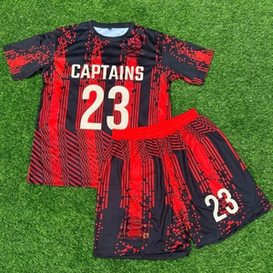 Conjuntos de Ropa de Fútbol/Camiseta de Fútbol Sublimada Personalizada de Secado Rápido, Camiseta de Fútbol Negra y Amarilla, Uniformes de Fútbol - Product Image 2