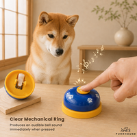 Cloche d'entraînement et de communication pour chiens et chats