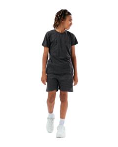 Vente en gros Ensemble d'été pour enfants 2 pièces T-shirt et short solides Tissu de laine décontracté et intelligent pour filles de 9 ans - Product Image 1
