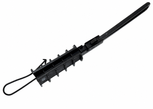 Collier de serrage d'ancrage en acier inoxydable pour câble à fibre optique ADSS, fil de 4-7 mm, surface galvanisée, utilisation extérieure - Product Image 1