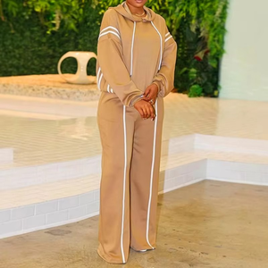 Survêtement femme à séchage rapide 100% coton, couleur unie, respirant, avec logo personnalisé, service OEM - Product Image 3