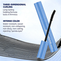 Mascara 3D Courbant Waterproof et Anti-Transpiration Effet Naturel pour des Yeux Charmants et Définis, Sans Grumeaux, Cosmétiques pour les Yeux Marque Blanche
