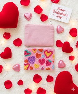 Pochette porte-monnaie arc-en-ciel perlée pour femmes et filles – Prix de gros - Product Image 1