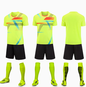 Conjunto de Camiseta de Fútbol para Hombre, Sublimada, Manga Corta, Color Degradado, Transpirable, Cuello en V, para Todas las Temporadas, Corte Regular, Ropa Deportiva para Adultos - Product Image 5