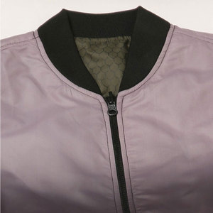 Chaqueta Bomber Casual para Hombre, Estilo Urbano, con Cierre Completo, Cuello de Punto Acanalado, Ropa Exterior Premium, Proveedor Mayorista - Product Image 6