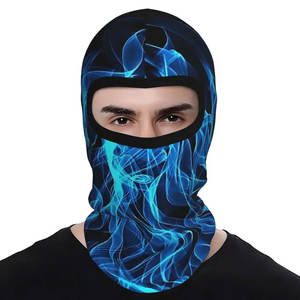 Masque Balaclava en Coton Extensible Couvrant Tout le Visage et le Cou pour Moto, Ski, Cyclisme et Activités Hivernales en Plein Air - Product Image 1