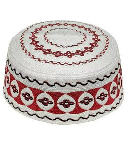 Wholesale Customized <b>Plain</b> Dyed 100% Cotton Adult Male Muslim Prayer <b>Caps</b> - Product Image 1