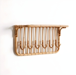Décoration murale en rotin, étagère murale, étagère de qualité supérieure, prix d'usine, fabriqué au Vietnam - Product Image 6