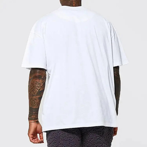 T-shirts col rond pour hommes, en coton peigné 100%, pour jeunes et adultes, décontractés, élégants, confortables, à séchage rapide et respirants, avec motif lettre, en gros - Product Image 2