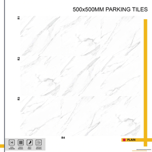Dalles de stationnement pour infrastructures urbaines 500x500 mm, conçues pour les développements modernes exigeant une robustesse et une conception fonctionnelle optimales - Product Image 1