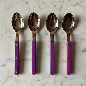 ชุดช้อนสแตนเลสคุณภาพสูง 18/10 ด้ามจับสแตนเลส MOQ 50 ชิ้น สไตล์อเมริกัน ยี่ห้อ Star Crafts India สำหรับงานแต่งงาน - Product Image 4
