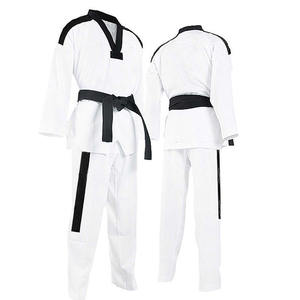 Uniforme d'entraînement professionnel de haute qualité pour arts martiaux, karaté, taekwondo, léger, en polyester/coton, coupe ample, logo personnalisable - Product Image 6