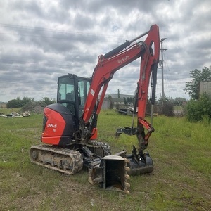 รถขุดขนาดเล็ก Kubota U55-5 น้ำหนัก 5.5 ตัน เครื่องขุดไฮดรอลิก พร้อมเครื่องยนต์ 47.6 แรงม้า และดีไซน์กะทัดรัดทันสมัย - Product Image 2