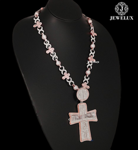 Pendentif en forme de croix serti de diamants de luxe exclusif, bijoux hip-hop, vente en gros au meilleur prix auprès d'un fournisseur indien - Product Image 4