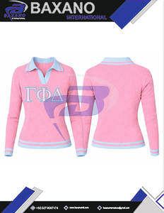 Suéter de punto verde informal para mujer de la hermandad Gamma Phi Delta con estampado de letras GPD, suéter con letras en la parte superior, personalizable con cualquier logotipo - Product Image 6