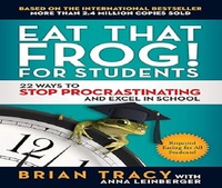 Eat That Frog para estudiantes, de Tracy Brian, libro en inglés de bolsillo para niños y adultos, motivación y habilidades de aprendizaje, educación