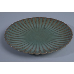 Custom Designed Porcelain Dessert <b>Plate</b> with Section Dividers for <b>Snacks</b> & BPA-Free - Product Image 5