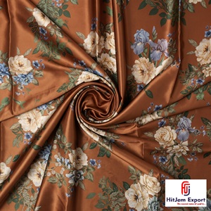 Premium Japan Satin Textile Supplier Custom Printed Fabric for Bridal Fashion Apparel Home Décor Wholesale Export - Product Image 5