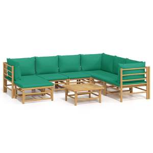 Conjunto Modular Grande de Muebles de Jardín de Bambú, Muebles de Exterior de Primera Calidad para Comodidad y Estilo - Product Image 2