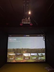 Indoor Virtual <b>Golf</b> Simulator Enclosure 10x9ft Iron Frame Dual-Layer 4K HD Impact Screen Fireproof Oxford Cloth Noise Reduction - Product Image 3