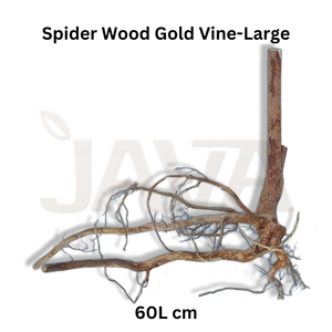 Decoración Ecológica para Acuarios y Terrarios, Madera de Espiderwood Dorada, 60 cm - Product Image 2