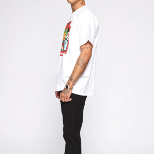 Camiseta Oversize con Cuello Redondo y Serigrafía Personalizada, Precios Razonables, Camiseta Oversize para Hombre, Camiseta con Diseño Estampado Estilo Urbano - Product Image 3