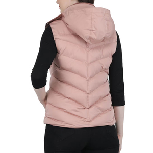 Women Puffer Vest <b>Quilted</b> Windproof <b>Waistcoat</b> Stand Collar Zipper Front Lightweight Autumn Streetwear Outerwear - Product Image 2