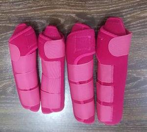 CODER SPORTS Botas de Protección Multiusos de Cuero PU Duradero para Tendones y Fetlock de Caballo - Para Salto, Cepillado y Protección contra Golpes - Product Image 2