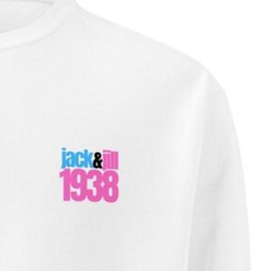 แจ็คแอนด์จิล ออฟ อเมริกา 1938 เสื้อสเวตเชิ้ตผ้าฟลีซย้อมสีสำเร็จรูป ยูนิเซ็กส์ คอกลม แขนยาว สไตล์วินเทจ - Product Image 6