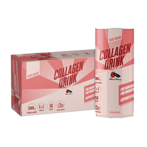 Bebida de péptido de colágeno líquido oral de belleza con sabor a bayas mixtas y beneficios hidratantes de la piel - Product Image 2