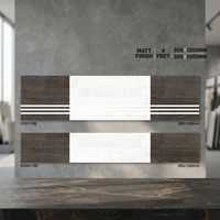 Vistaar Matt Finish Step 120x30cm Riser 120x20cm Carreaux d'escalier en porcelaine antidérapants de 11mm d'épaisseur