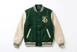 Veste universitaire classique pour homme de qualité supérieure - Vêtement d'extérieur élégant de style Letterman, tissu en laine respirant et à séchage rapide, mode d'hiver - Product Image 1